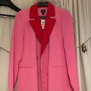 Bar lll pink duster jacket